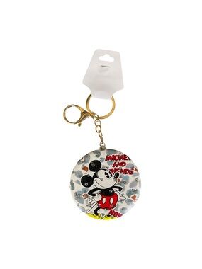 MICKEY MOUSE DOUBLE SIDED MIRROR KEYCHAIN BAGCHARM